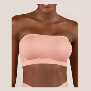 TRUEKIND Shapermint NWT Convertible Strapless Bandeau Bra Rose Tan Women's Large